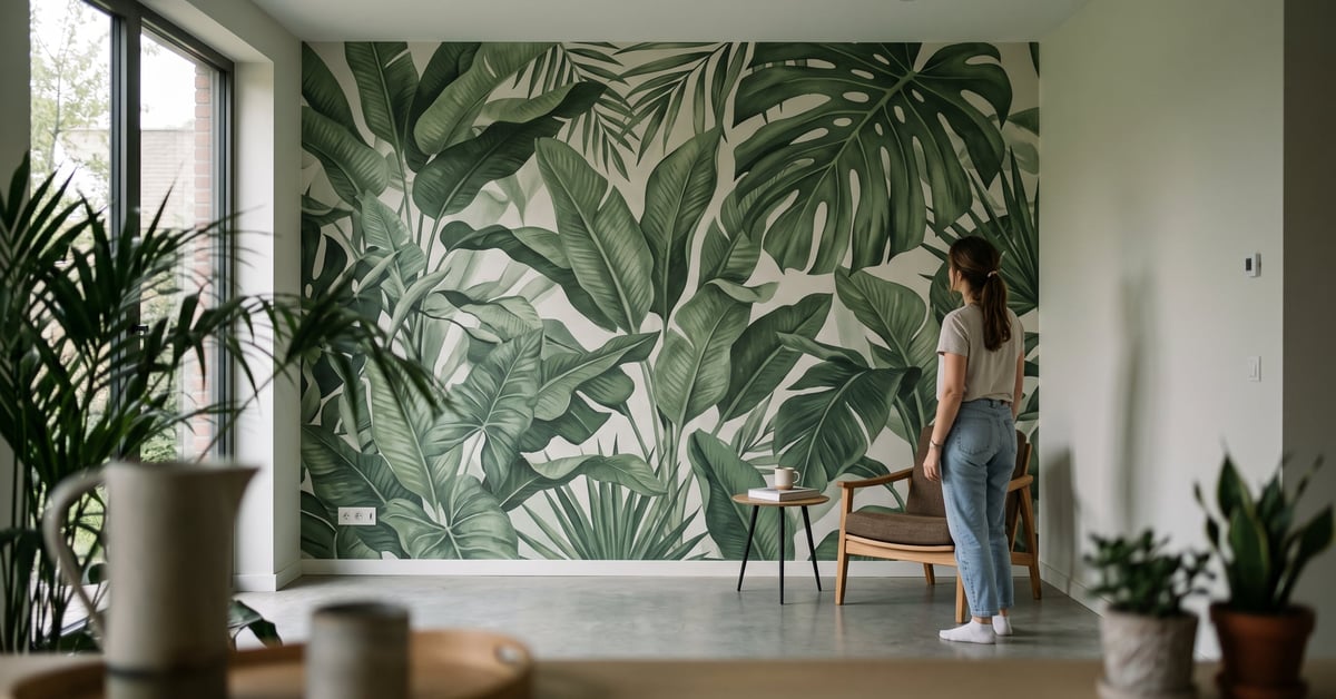 Papier peint feuillage vert : comment l’intégrer dans chaque pièce