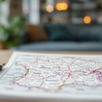 Carte de France interactive par département à colorier en ligne sur écran numérique
