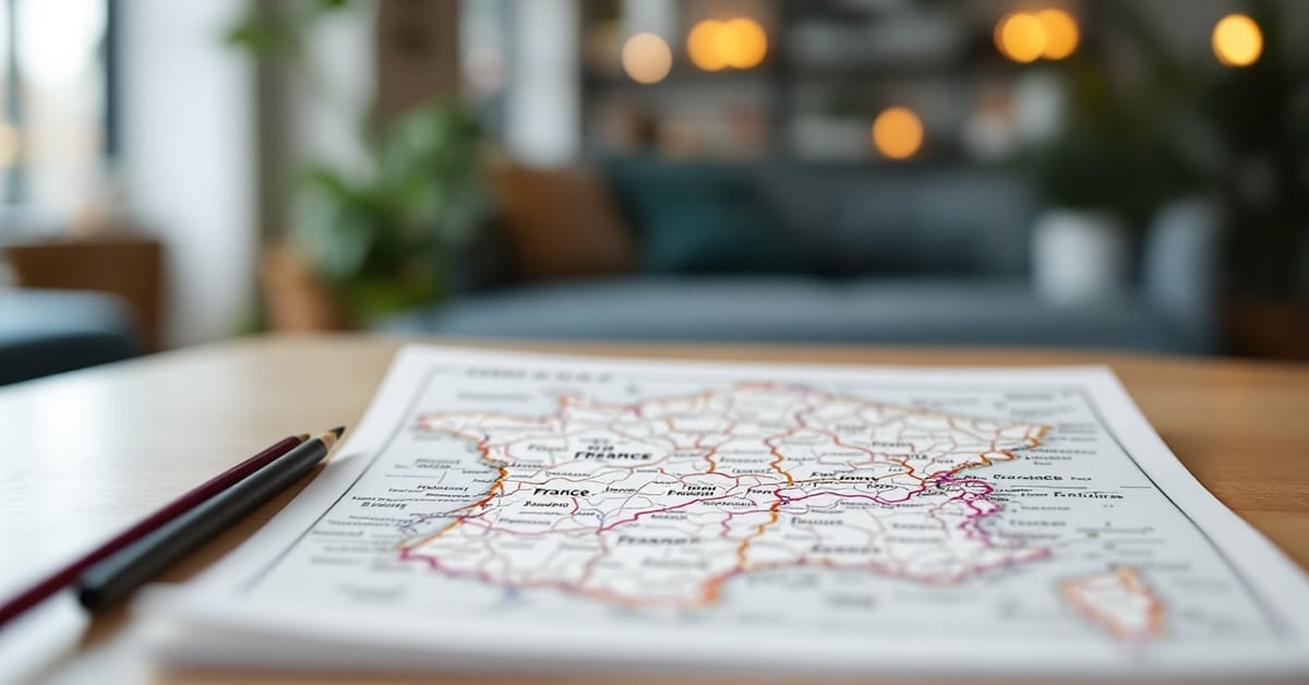 Colorier une carte de France par département en ligne