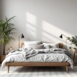 Idée papier peint chambre parentale moderne avec motifs élégants et décoration adulte contemporaine