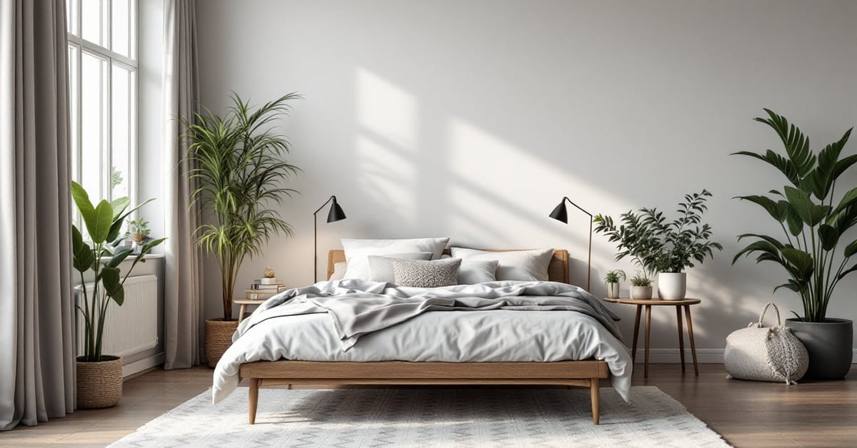 Idée papier peint chambre parentale moderne avec motifs élégants et décoration adulte contemporaine