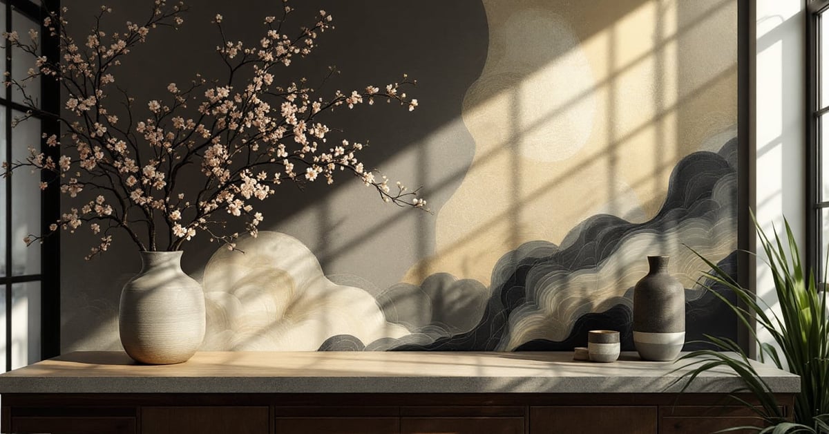 Papier peint japonais : élégance zen et harmonie murale - Papier peint japonais : élégance zen et harmonie pour une décoratio