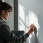 Pose de papier peint avec raccord : technique professionnelle pour aligner les motifs sans erreur