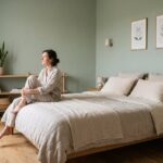 Chambre adulte zen aux tons neutres et apaisants – idée couleur chambre adulte zen