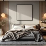 Chambre moderne décorée avec soin, ambiance cosy et design épuré pour une décoration de chambres accessible