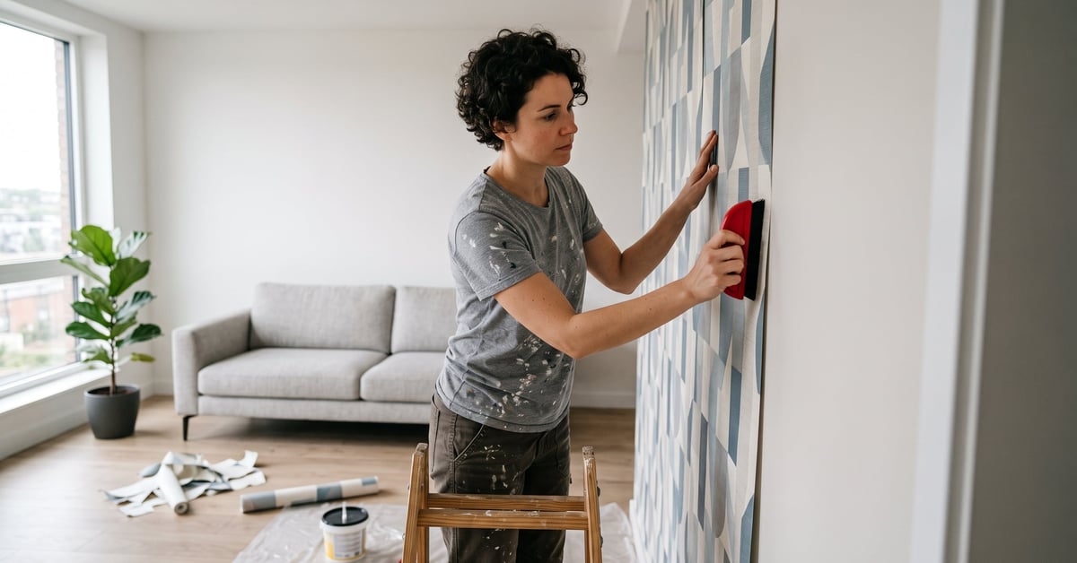 Poser du papier peint soi-même : méthodes, outils et astuces